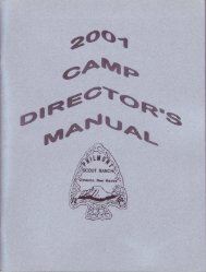 camp closing procedures