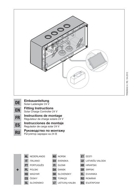 Instructions de montage - HÃ¶rmann KG