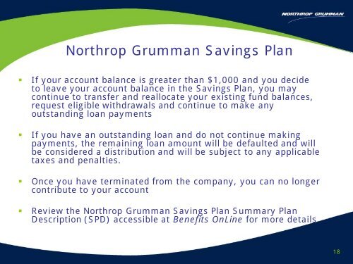 Severance and Grumman Heritage Retirement ... - Benefits Online