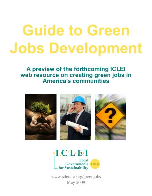 Guide to Green Jobs Development - ICLEI Local Governments for ...