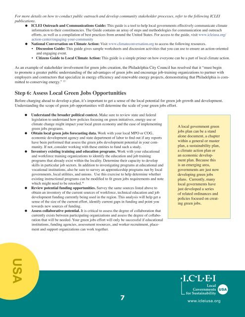 Guide to Green Jobs Development - ICLEI Local Governments for ...