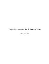 The Adventure of the Solitary Cyclist - The complete Sherlock Holmes