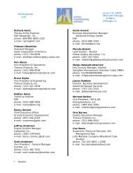 Participants List - Nuclear Energy Institute