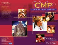 CMP Brochure - Nazareth College