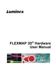 FLEXMAP 3D Hardware User Manual - Luminex