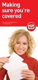 Making sure you're covered - New Zealand Post