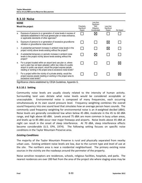 Initial Study MND - Sonoma County Agricultural Preservation and ...