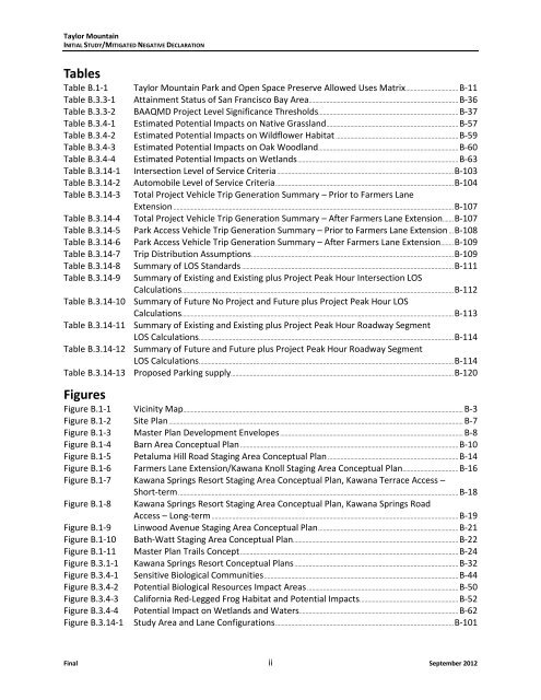 Initial Study MND - Sonoma County Agricultural Preservation and ...