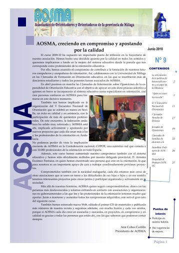 revista9- REVISTA DE LA ASOC. ORIENTADORES MÁLAGA