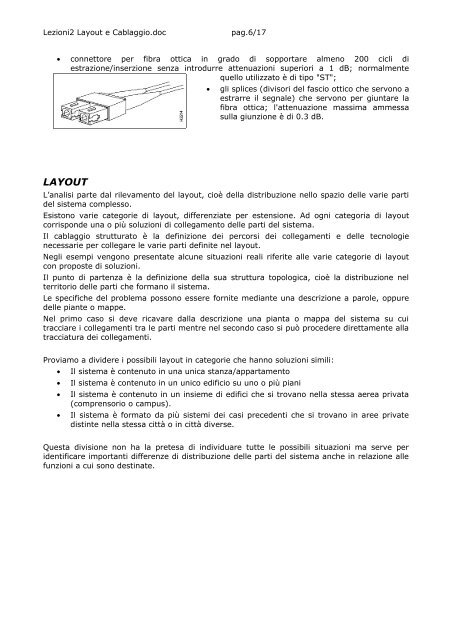 layout e cablaggio strutturato - ITIS Tullio Buzzi