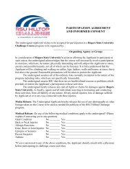 Waiver Form - Rogers State University