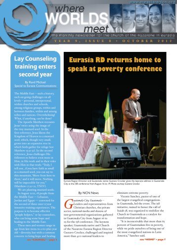 12-10 WWM - October 2012.pdf - Church of the Nazarene • Eurasia