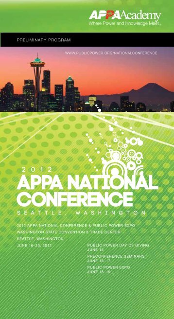 Conference Brochure - American Public Power Association