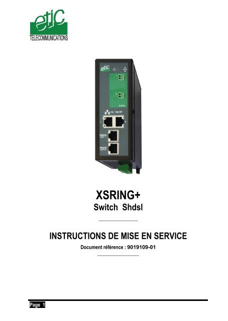 XSRING+ - Etic Telecom