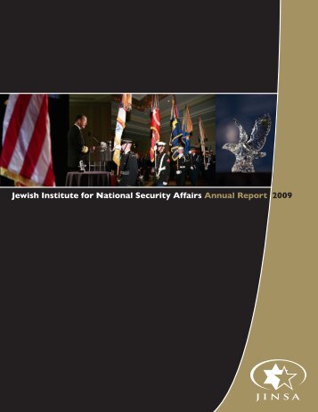 Jewish Institute for National Security Affairs Annual Report ... - JINSA