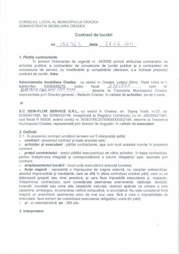 Contract lucrari reparatii curente Gradinita nr.2, Liszt Ferencz