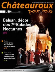 Balsan, dÃ©cor des 7esBalades Nocturnes - ChÃ¢teauroux