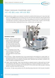 High-vacuum pumping unit HP 40 B2 and HP 63 B2 - FineMech