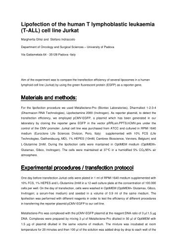 Evaluation Metafectene Pro[1] revSI - Biontex Laboratories