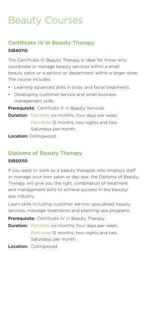 Hair and Beauty Courses - NMIT