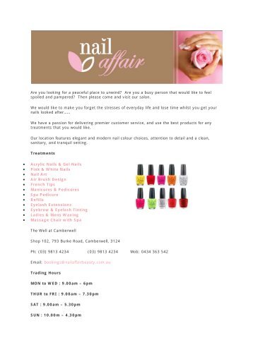 Pink French Nails Magazines