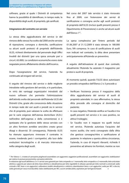 CERGAS.pdf - Osservatorio Biomedicale Veneto