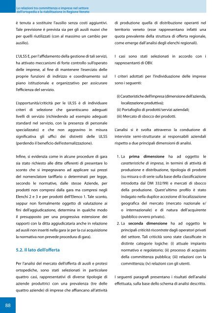 CERGAS.pdf - Osservatorio Biomedicale Veneto