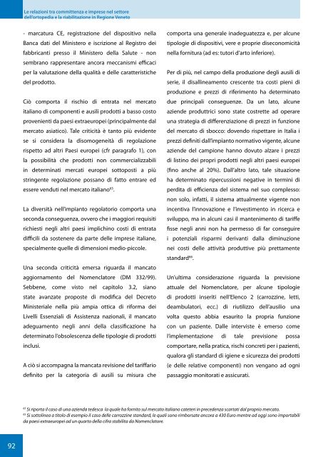 CERGAS.pdf - Osservatorio Biomedicale Veneto