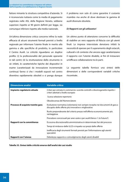 CERGAS.pdf - Osservatorio Biomedicale Veneto