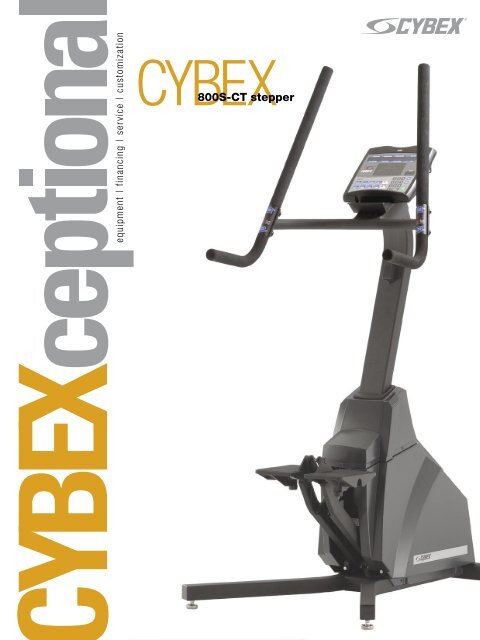 Cybex 800S-CT Stepper Brochure.pdf - Used Fitness Equipment