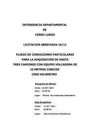 intendencia departamental de cerro largo licitacion abreviada 16/11 ...