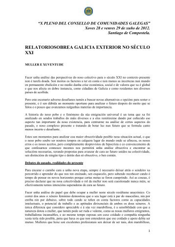 A Galicia exterior no século XXI - Secretaría Xeral da Emigración ...