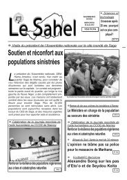 Le Sahel - Nigerdiaspora