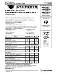 6-Pin DIP Zero-Cross Optoisolators Triac Driver Output ... - Micros