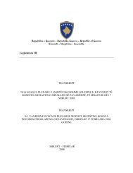 Republika e Kosovës – Republika Kosova – Republic of ... - Kuvendi