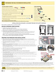 PREPARING FOR NAIL FIN WINDOW INSTALLATION ... - Pella.com