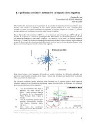 Los problemas econÃ³micos del mundo y su impacto sobre Argentina