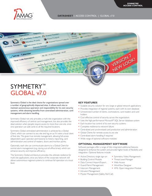 SYMMETRYâ¢ GLOBAL v7.0 - AMAG