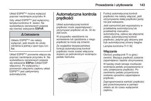 Opel Corsa 2013 â Instrukcja obsÅugi â Opel Polska