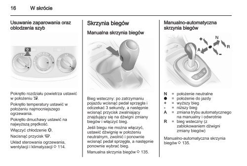 Opel Corsa 2013 â Instrukcja obsÅugi â Opel Polska