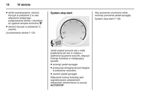 Opel Corsa 2013 â Instrukcja obsÅugi â Opel Polska