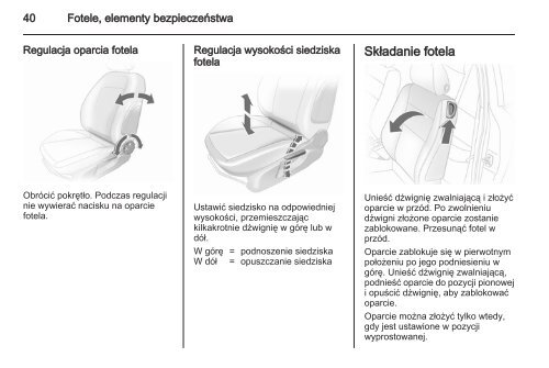 Opel Corsa 2013 â Instrukcja obsÅugi â Opel Polska