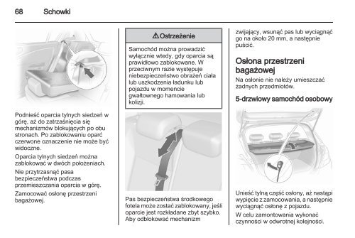 Opel Corsa 2013 â Instrukcja obsÅugi â Opel Polska