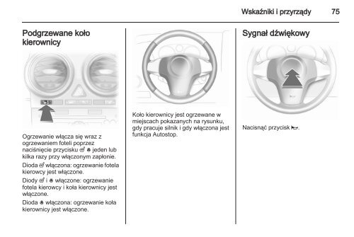 Opel Corsa 2013 â Instrukcja obsÅugi â Opel Polska