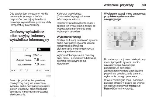 Opel Corsa 2013 â Instrukcja obsÅugi â Opel Polska