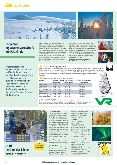 LAPPLAND! - Fintouring