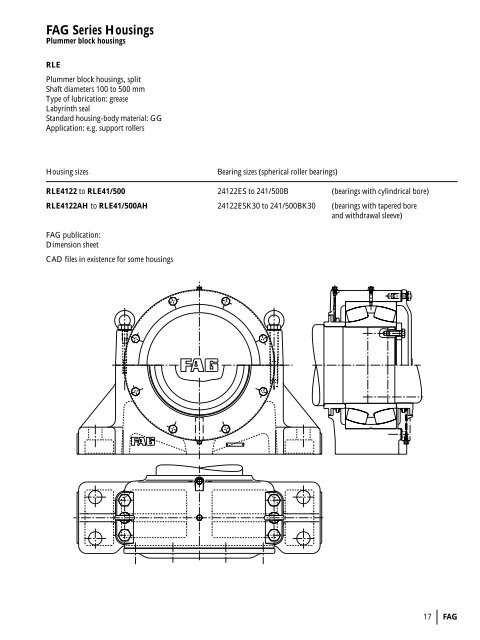 FAG Series Housings