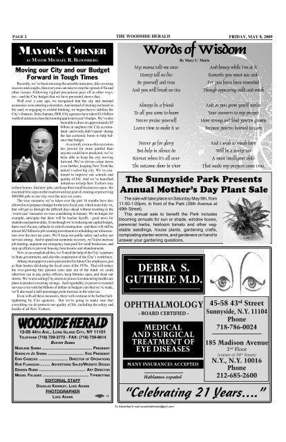 WOODSIDE 5 /8 - Woodside Herald
