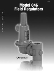 Model 046 Field Regulators