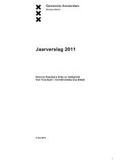 Jaarverslag 2011 CoÃ¶rdinatiebureau Bibob Amsterdam